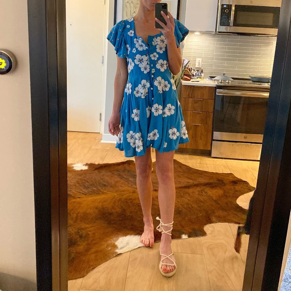 Embroidered All Things Mochi Kay Dress